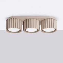 Plafon AURA 3 taupe Gx53 SL.2635