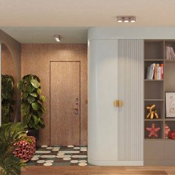 Plafon AURA 3 taupe Gx53 SL.2635
