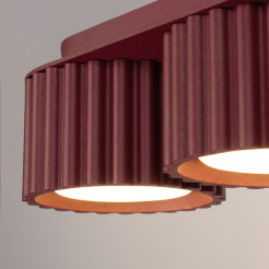 Plafon AURA 3 burgund Gx53 SL.2636