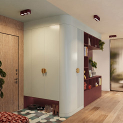 Plafon AURA 3 burgund Gx53 SL.2636