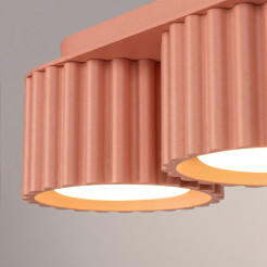 Plafon AURA 3 brzoskwiniowy Gx53 SL.2637