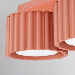 Plafon AURA 3 brzoskwiniowy Gx53 SL.2637