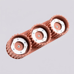 Plafon AURA 3 brzoskwiniowy Gx53 SL.2637