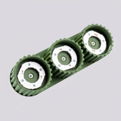 Plafon AURA 3 szałwiowy Gx53 SL.2639