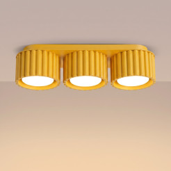 Plafon AURA 3 żółty Gx53 SL.2640