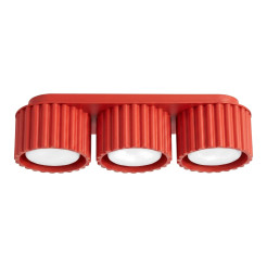 Plafon AURA 3 czerwony Gx53 SL.2641