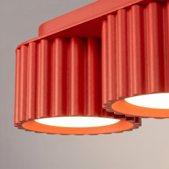 Plafon AURA 3 czerwony Gx53 SL.2641