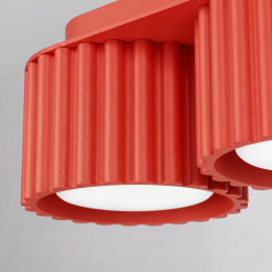 Plafon AURA 3 czerwony Gx53 SL.2641