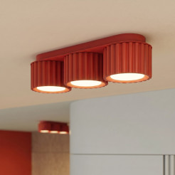 Plafon AURA 3 czerwony Gx53 SL.2641