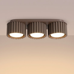 Plafon AURA 3 brązowy Gx53 SL.2642