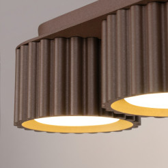 Plafon AURA 3 brązowy Gx53 SL.2642