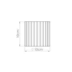 Plafon AURA 1 różowy GU10 SL.2403