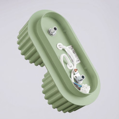 Plafon AURA 2 szałwiowy Gx53 SL.2412