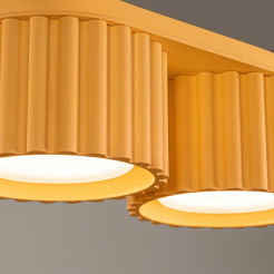 Plafon AURA 2 żółty Gx53 SL.2417