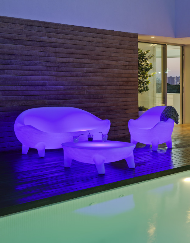 3227 JAMAICA SOLAR SOFA Z PODŚWIETLENIEM BIAŁA