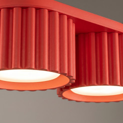 Plafon AURA 2 czerwony Gx53 SL.2422