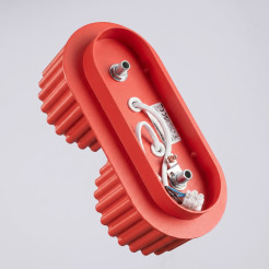 Plafon AURA 2 czerwony Gx53 SL.2422