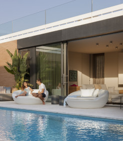 3217 FORMENTERA CABLE SOFA Z PODŚWIETLENIEM BIAŁA