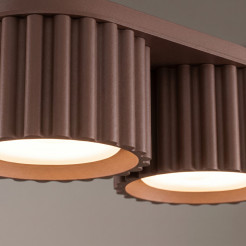 Plafon AURA 2 brązowy Gx53 SL.2427