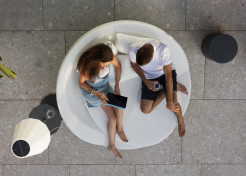 3217 FORMENTERA CABLE SOFA Z PODŚWIETLENIEM BIAŁA
