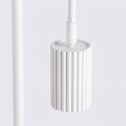 Lampa podłogowa KARBON 1 biała SL.2013
