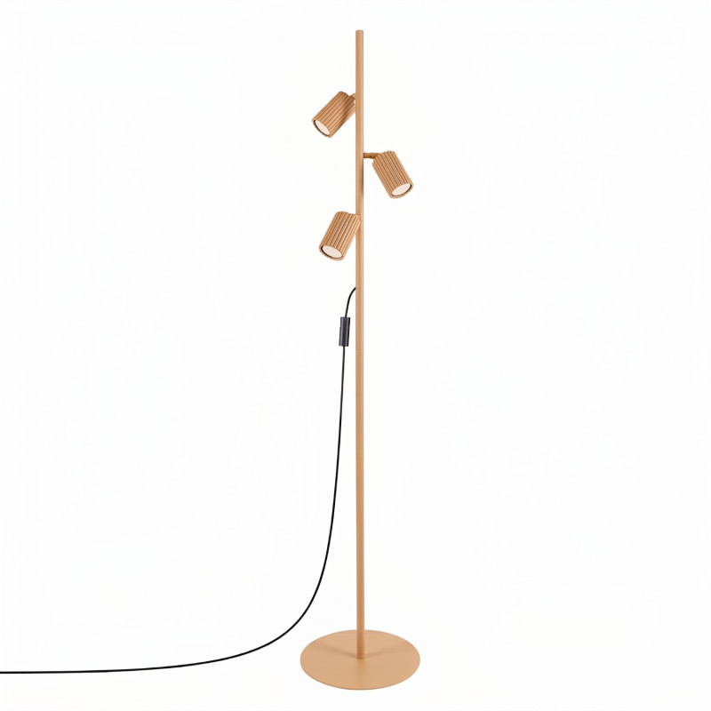 Lampa podłogowa KARBON 3 złota SL.2022