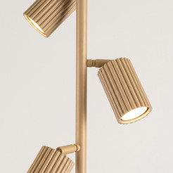 Lampa podłogowa KARBON 3 złota SL.2022