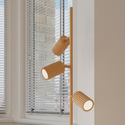 Lampa podłogowa KARBON 3 złota SL.2022