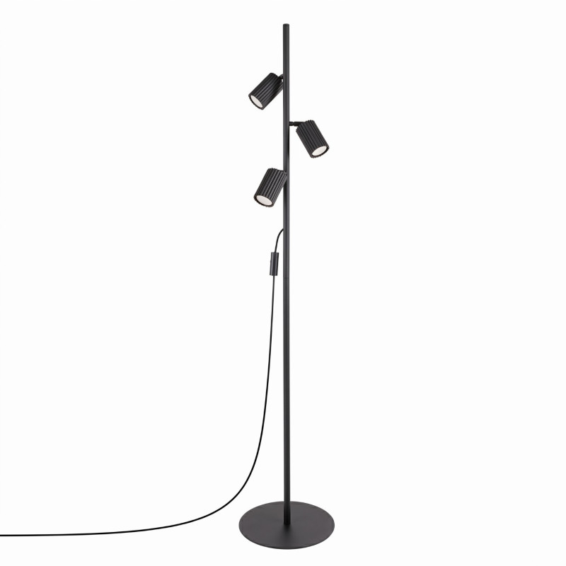Lampa podłogowa KARBON 3 czarna SL.2016