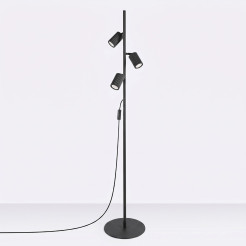 Lampa podłogowa KARBON 3 czarna SL.2016