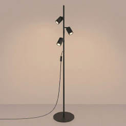 Lampa podłogowa KARBON 3 czarna SL.2016
