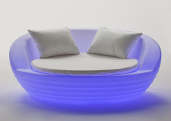 3218 FORMENTERA SOLAR SOFA Z PODŚWIETLENIEM BIAŁA