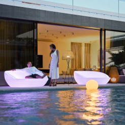 3218 FORMENTERA SOLAR SOFA Z PODŚWIETLENIEM BIAŁA