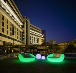 3218 FORMENTERA SOLAR SOFA Z PODŚWIETLENIEM BIAŁA