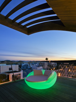 3218 FORMENTERA SOLAR SOFA Z PODŚWIETLENIEM BIAŁA