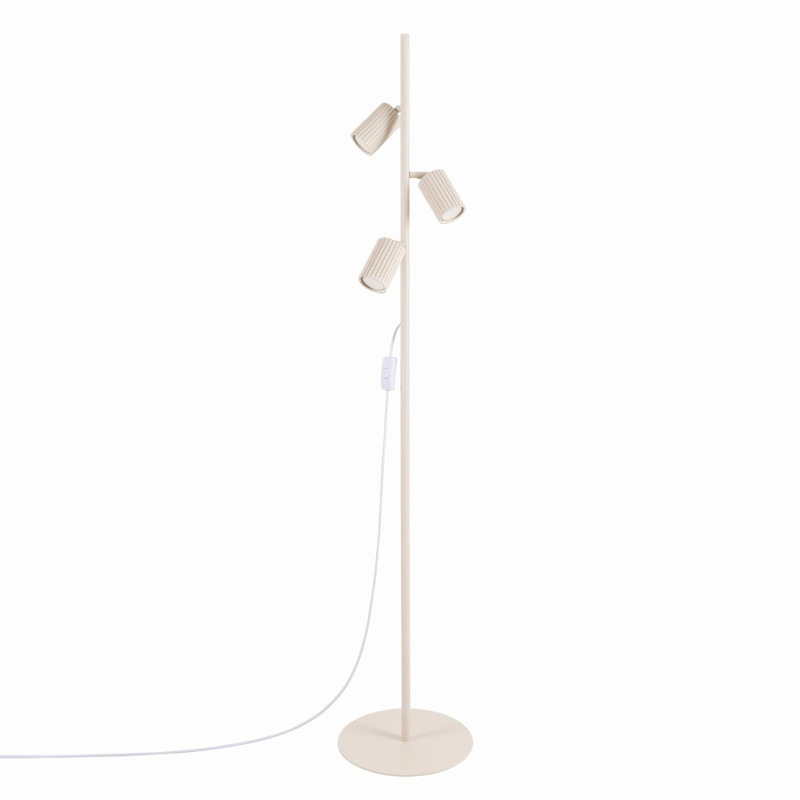 Lampa podłogowa KARBON 3 beżowa SL.2018