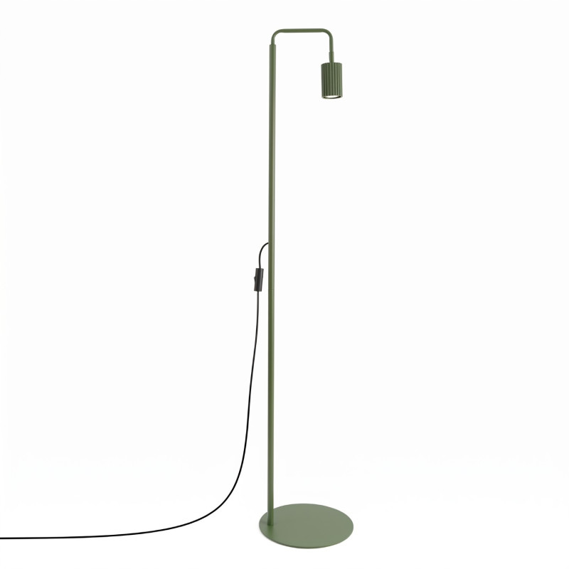 Lampa podłogowa KARBON 1 zielona oliwka SL.2025