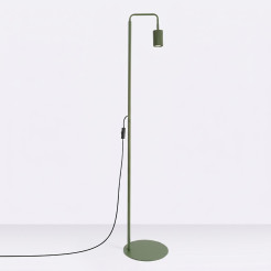 Lampa podłogowa KARBON 1 zielona oliwka SL.2025