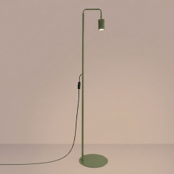 Lampa podłogowa KARBON 1 zielona oliwka SL.2025