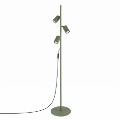 Lampa podłogowa KARBON 3 zielona oliwka SL.2026
