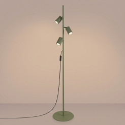 Lampa podłogowa KARBON 3 zielona oliwka SL.2026