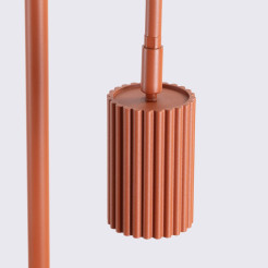 Lampa podłogowa KARBON 1 ochra czerwona SL.2023