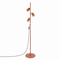 Lampa podłogowa KARBON 3 ochra czerwona SL.2024