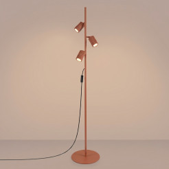 Lampa podłogowa KARBON 3 ochra czerwona SL.2024