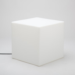 3183 CUBY 45 CABLE STOLIK Z PODŚWIETLENIEM BIAŁY