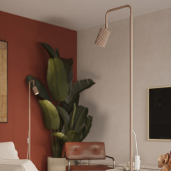 Lampa podłogowa KARBON 1 taupe SL.2019