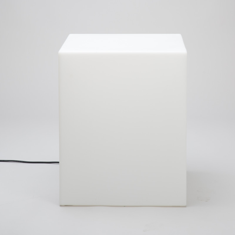3190 CUBY 53 CABLE STOLIK Z PODŚWIETLENIEM BIAŁY