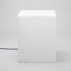 3190 CUBY 53 CABLE STOLIK Z PODŚWIETLENIEM BIAŁY