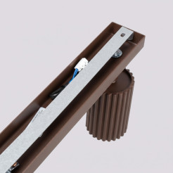 Plafon KARBON 4L brązowy SL.2375