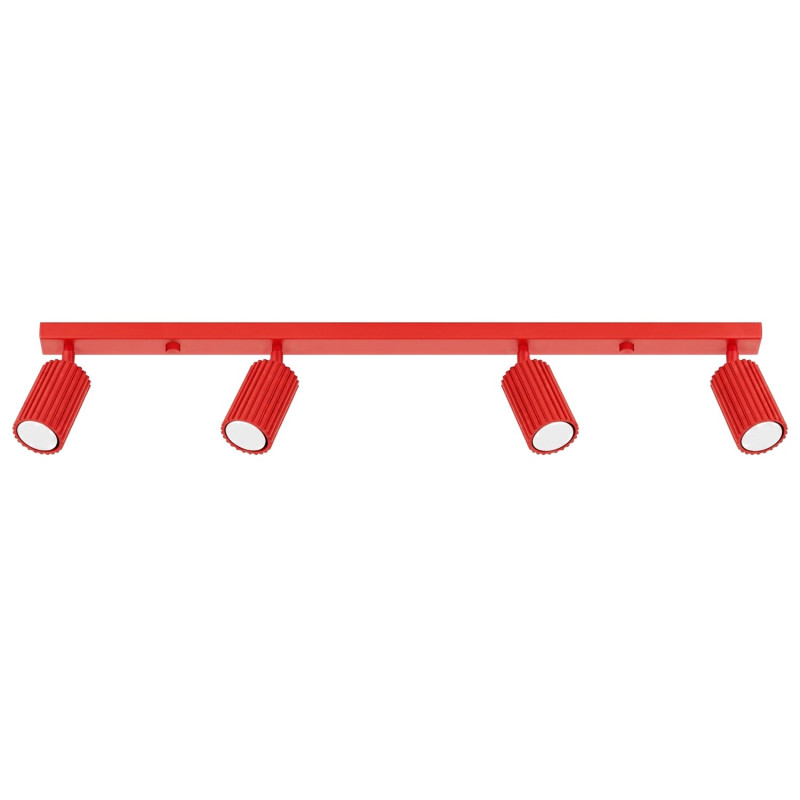 Plafon KARBON 4L czerwony SL.2368